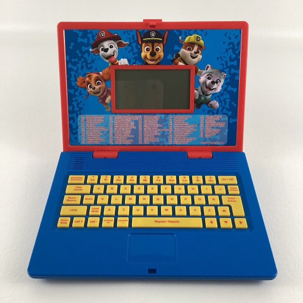 Paw Patrol Lexibook Learning Laptop Bilingual Rescue Pups Interactive Marshall